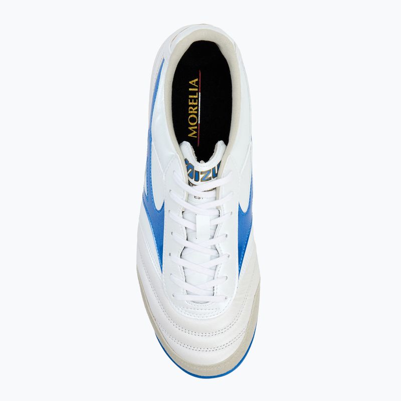 Buty piłkarskie Mizuno Morelia Sala Elite TF white/laser blue/gold 5