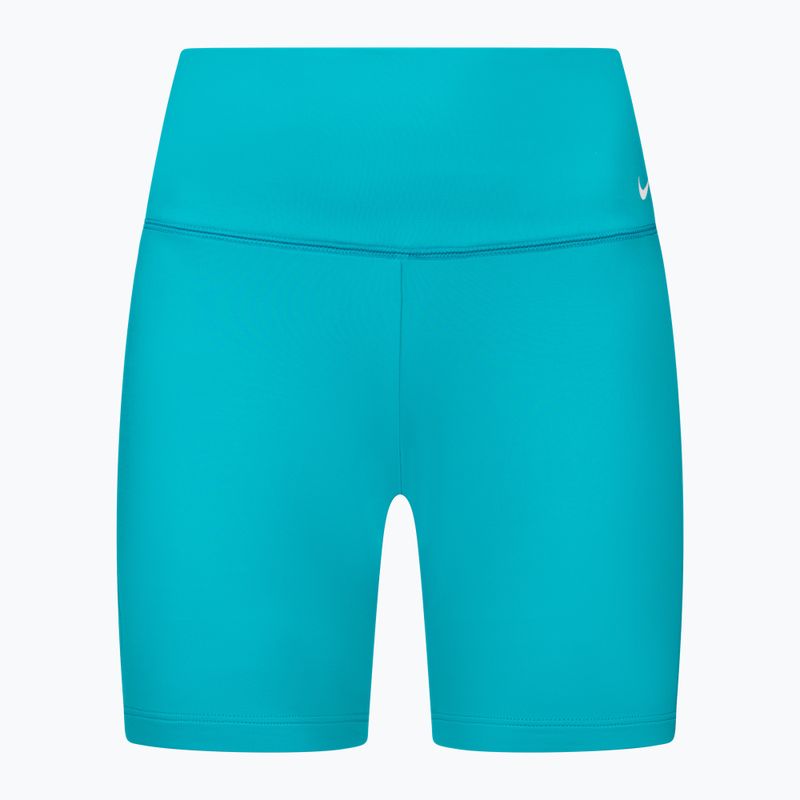 Szorty kąpielowe damskie Nike Missy 6" Kick Short aquamarine