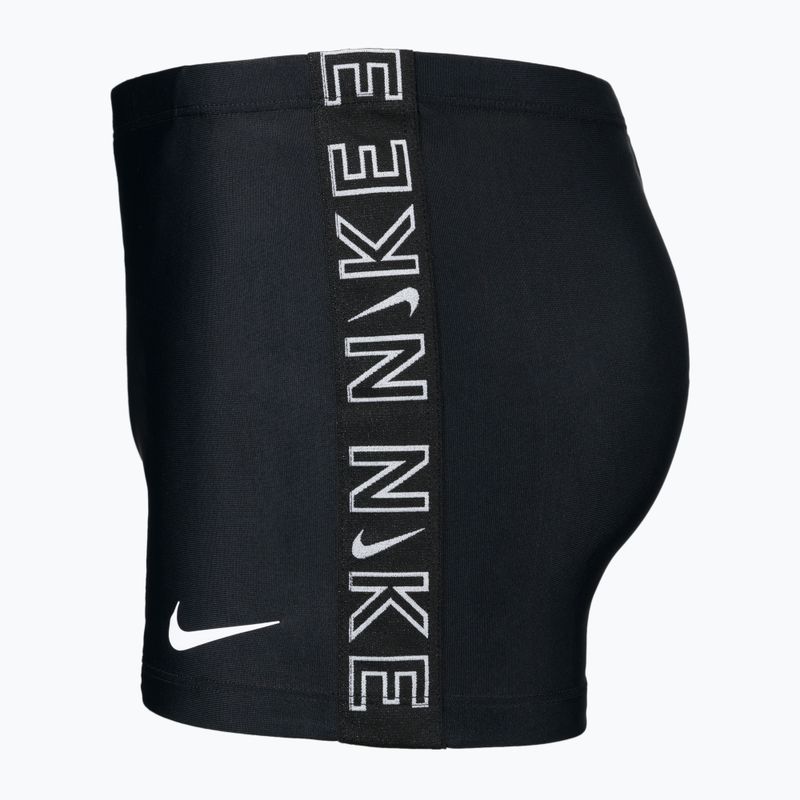 Bokserki pływackie męskie Nike Logo Tape Square Leg black 3