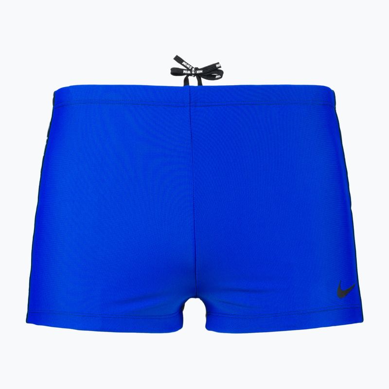 Bokserki pływackie męskie Nike Logo Tape Square Leg hyper royal