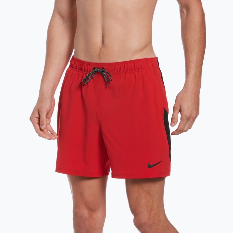 Szorty kąpielowe męskie Nike Contend 5" Volley university red 5