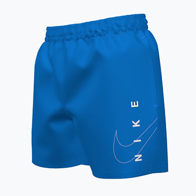 Szorty kąpielowe dziecięce Nike Split Logo 4" Volley photo blue 5