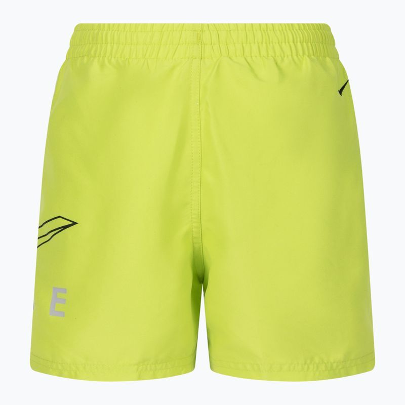 Szorty kąpielowe dziecięce Nike Split Logo 4" Volley atomic green 2