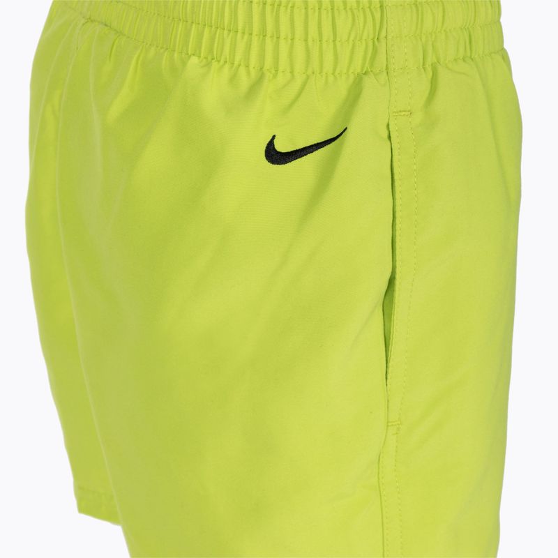 Szorty kąpielowe dziecięce Nike Split Logo 4" Volley atomic green 4