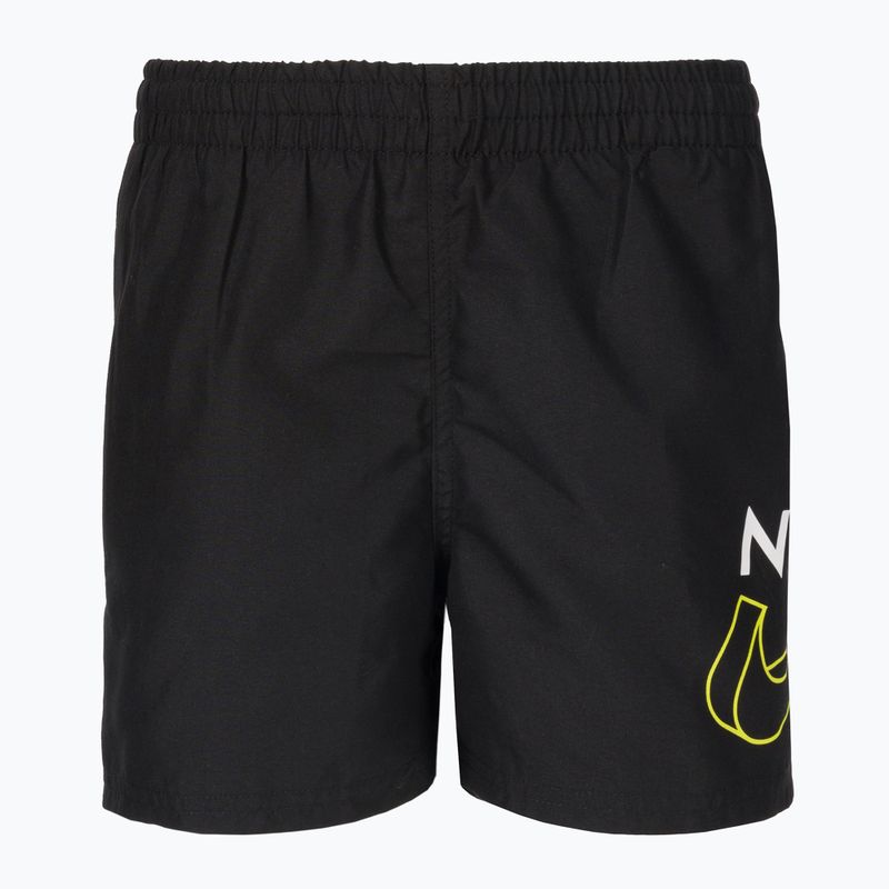 Szorty kąpielowe dziecięce Nike Split Logo 4" Volley black