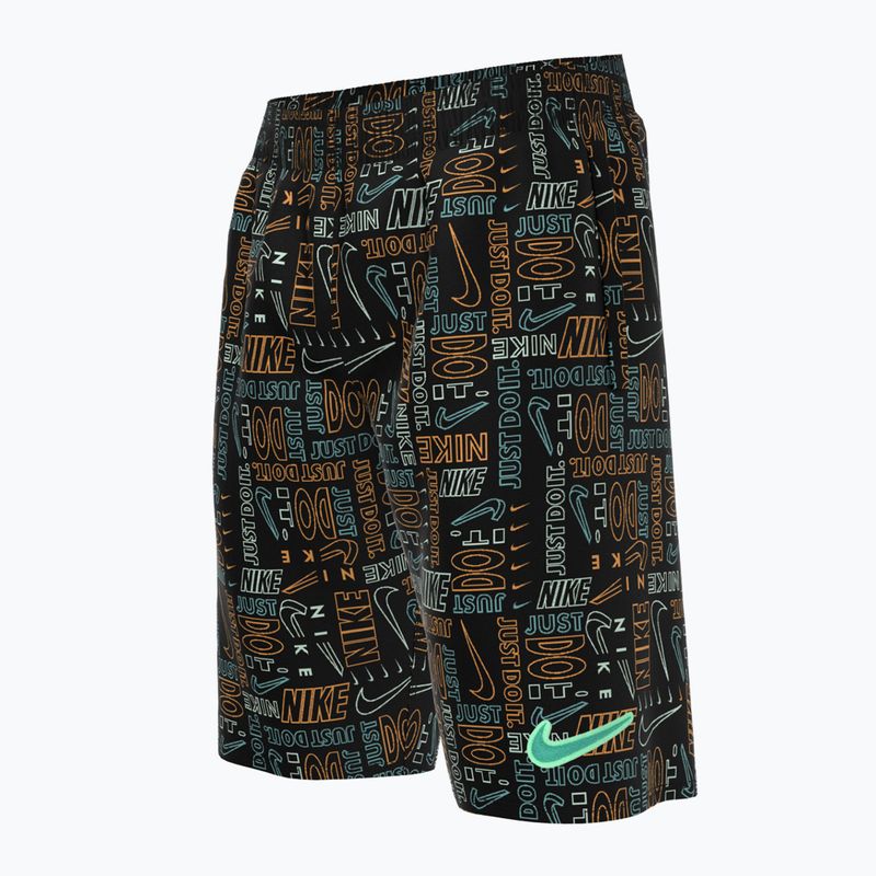 Szorty kąpielowe dziecięce Nike Logo Mashup 8" Volley black 4