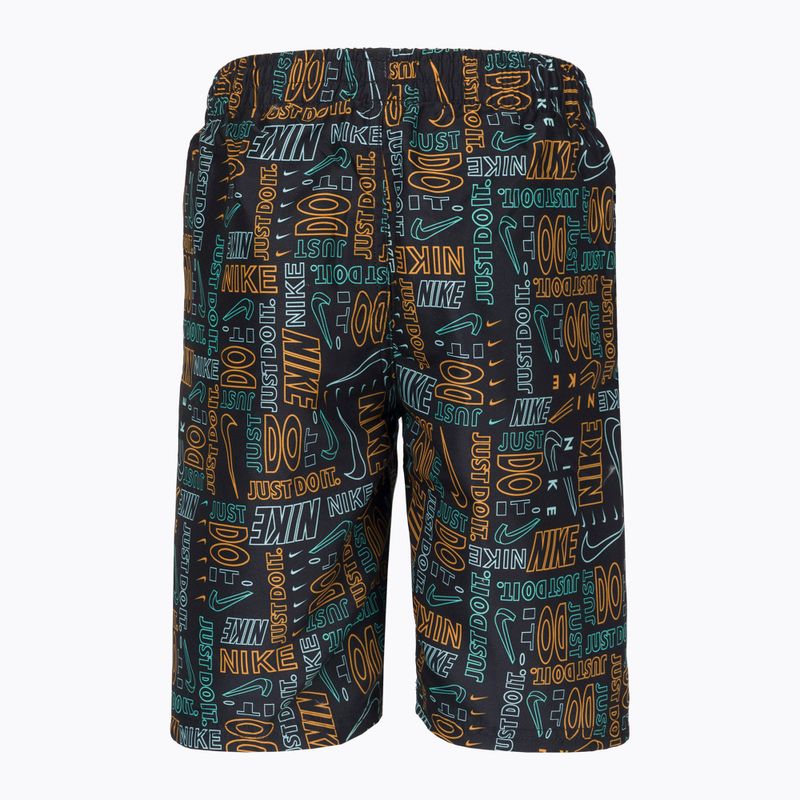 Szorty kąpielowe dziecięce Nike Logo Mashup 8" Volley black 2