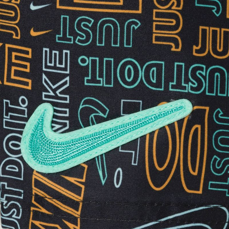 Szorty kąpielowe dziecięce Nike Logo Mashup 8" Volley black 3