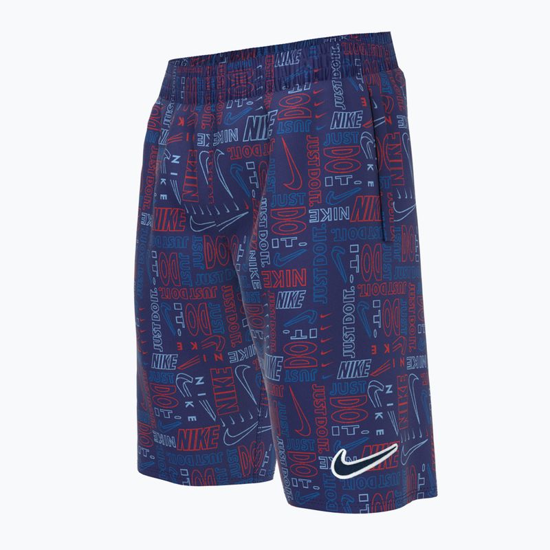 Szorty kąpielowe dziecięce Nike Logo Mashup 8" Volley midnight navy 4