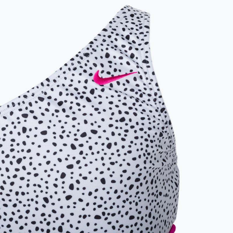 Strój pływacki dwuczęściowy dziecięcy Nike Water Dots Asymmetrical black 3