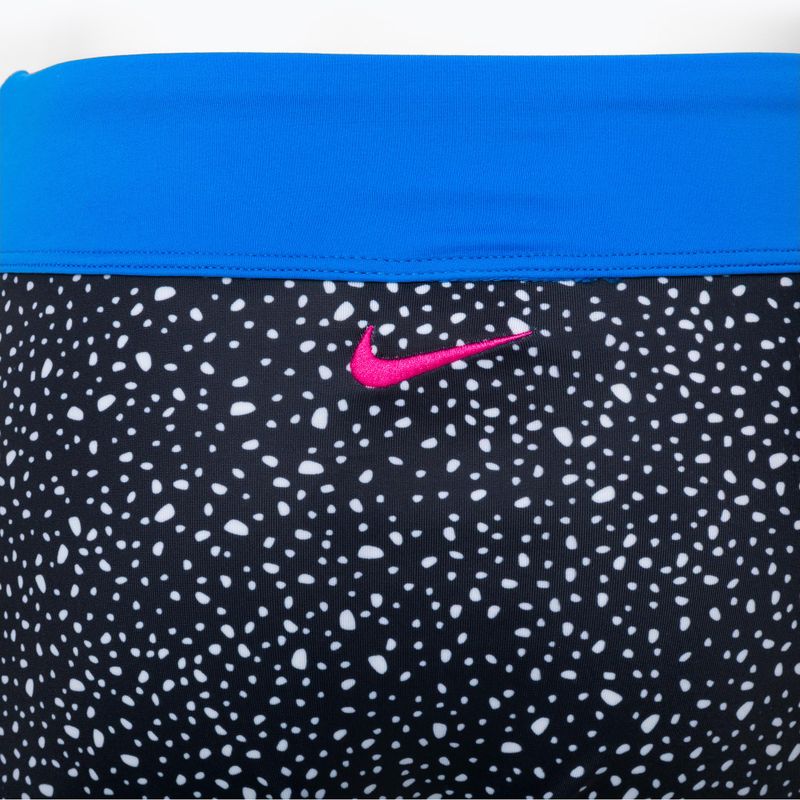 Strój pływacki dwuczęściowy dziecięcy Nike Water Dots Asymmetrical black 4