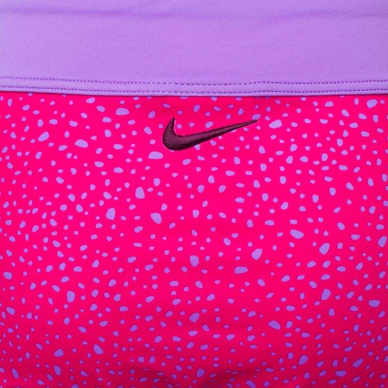 Strój pływacki dwuczęściowy dziecięcy Nike Water Dots Asymmetrical pink prime 4
