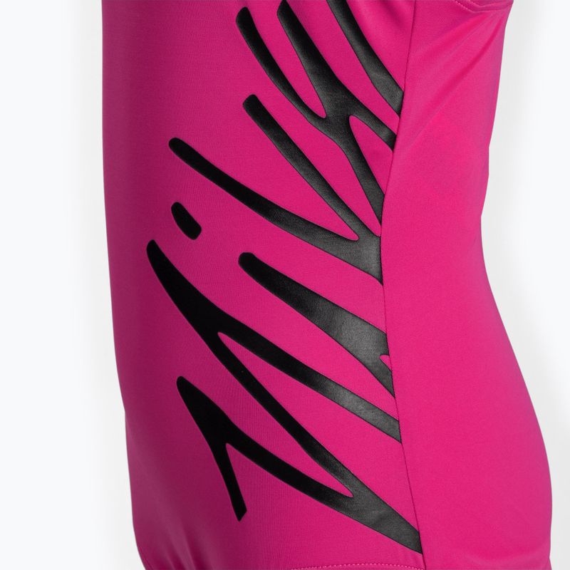 Strój pływacki jednoczęściowy dziecięcy Nike Crossback pink 3