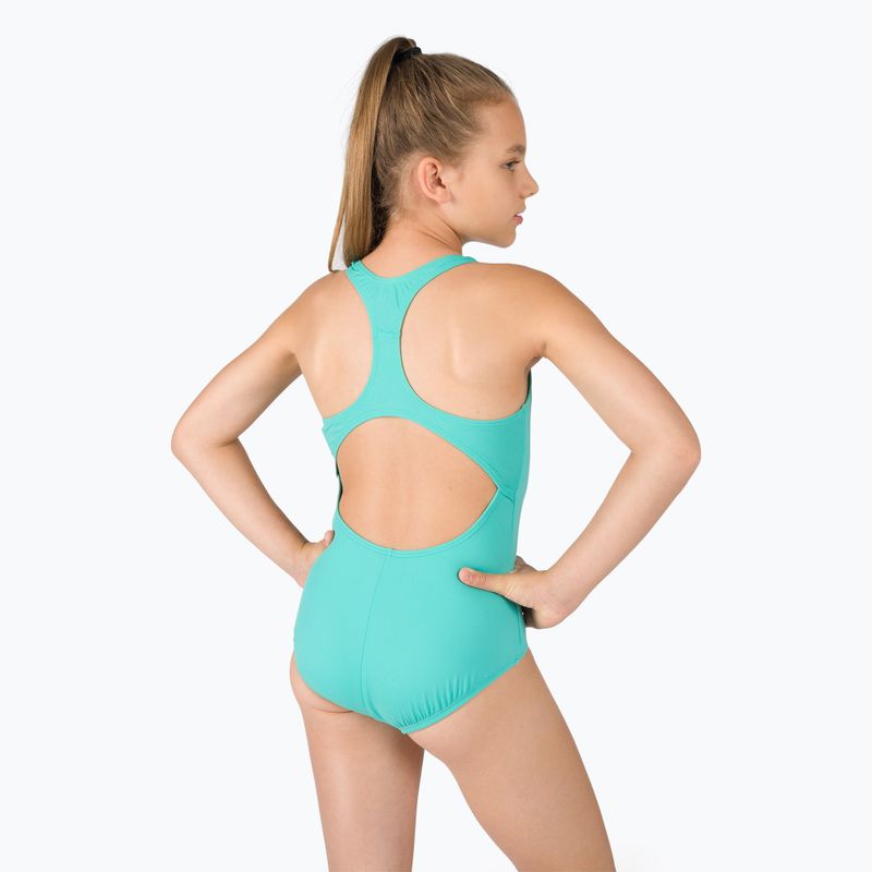Strój pływacki jednoczęściowy dziecięcy Nike Essential Racerback washed teal 3