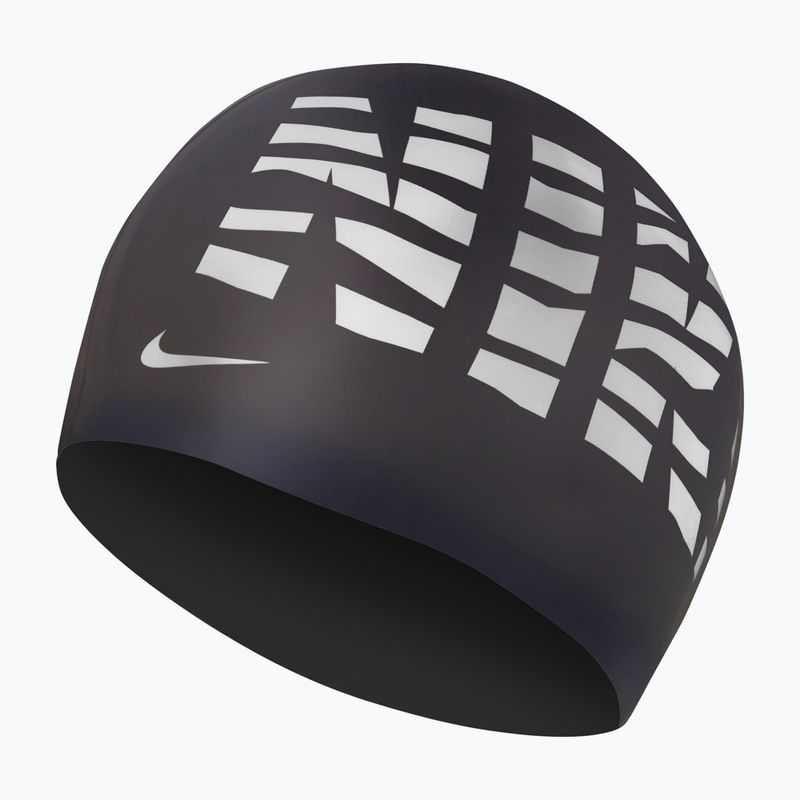 Czepek pływacki Nike Wave Stripe Graphic 3 black 2