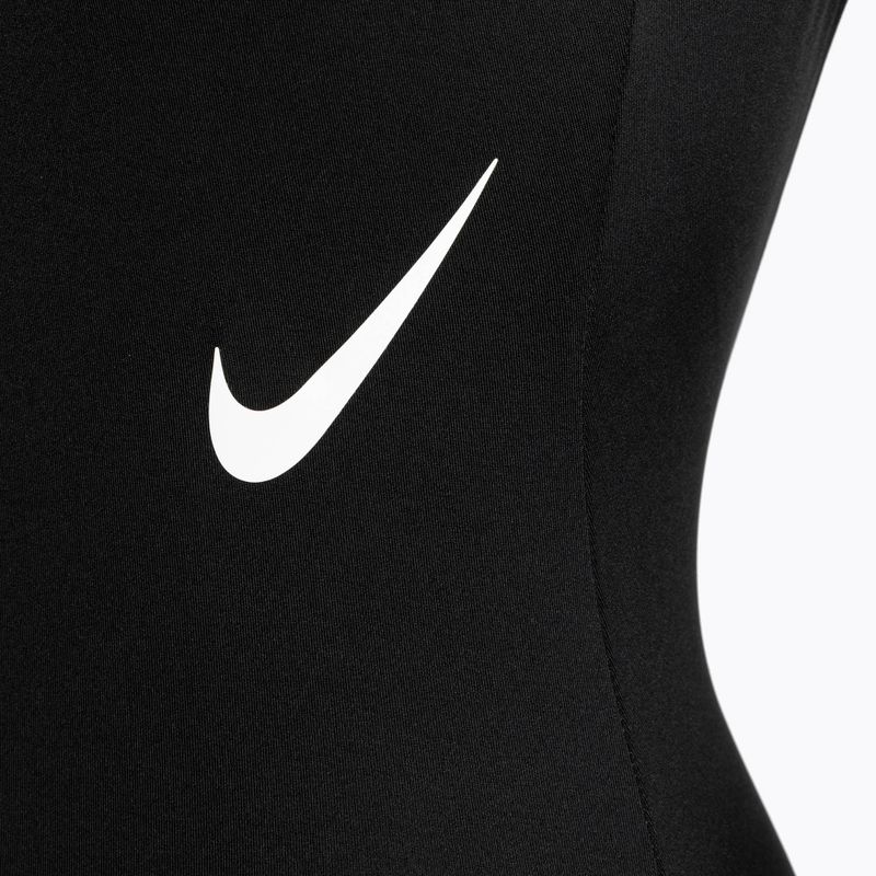 Strój pływacki jednoczęściowy damski Nike Sneakerkini U-Back black 4