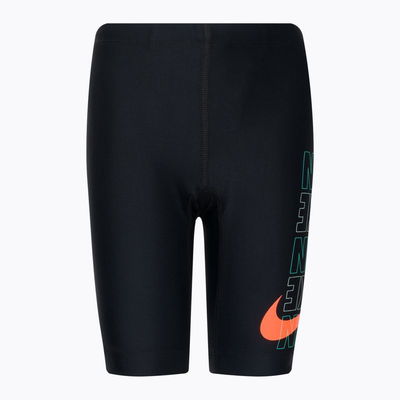 Jammery pływackie dziecięce Nike Multi Logo Jammer black