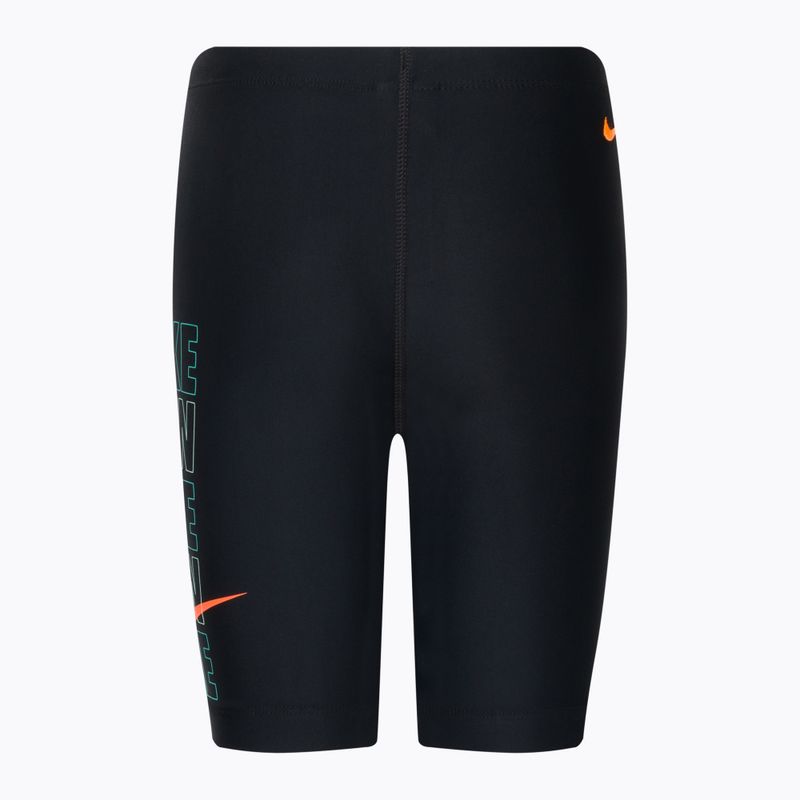 Jammery pływackie dziecięce Nike Multi Logo Jammer black 2