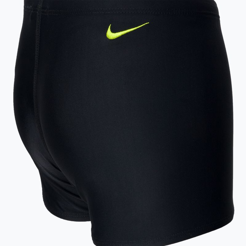 Bokserki pływackie dziecięce Nike Just Do It Swoosh Aquashort black 3