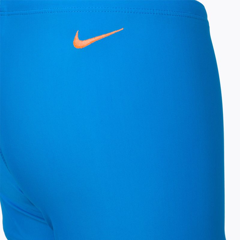 Bokserki pływackie dziecięce Nike Just Do It Swoosh Aquashort photo blue 4