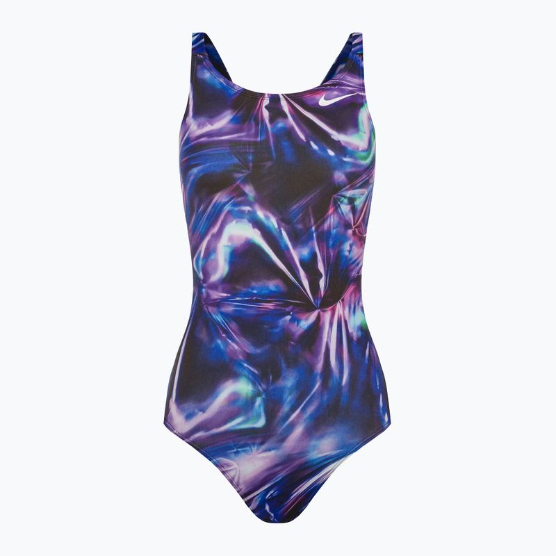 Strój pływacki jednoczęściowy damski Nike Multiple Print Fastback multicolor 5
