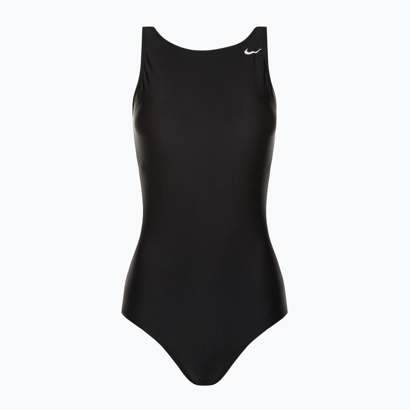 Strój pływacki jednoczęściowy damski Nike Hydralock Sculpt U-Back black