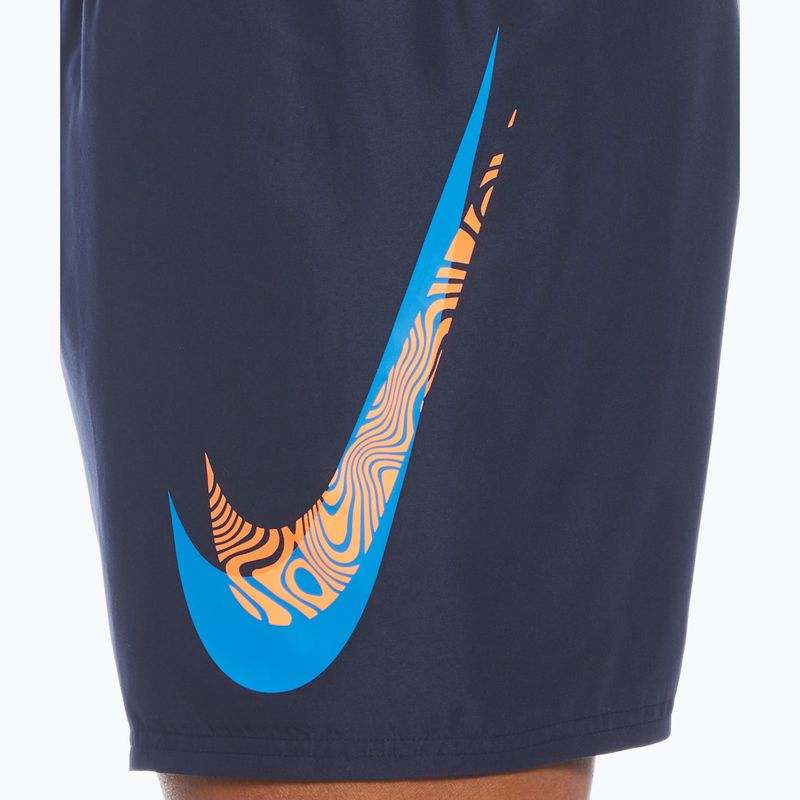 Szorty kąpielowe męskie Nike Liquify Swoosh 5" Volley midnight navy 3