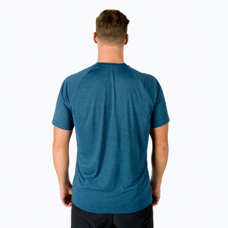 Koszulka męska Nike Heather Hydroguard dk marina blue 2