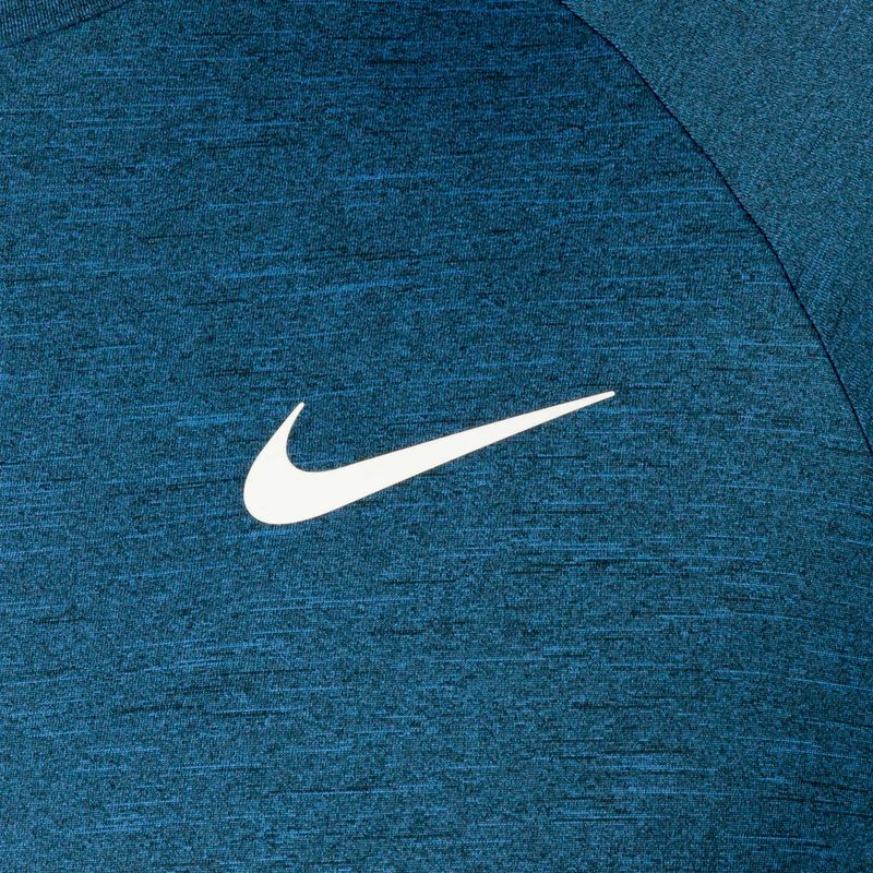 Koszulka męska Nike Heather Hydroguard dk marina blue 5