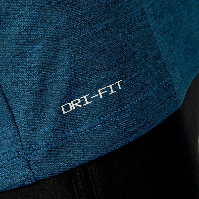 Koszulka męska Nike Heather Hydroguard dk marina blue 6