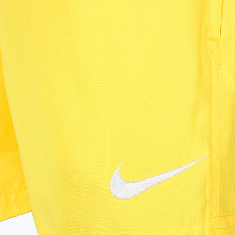 Szorty kąpielowe dziecięce Nike Essential 4" Volley yellow strike 3