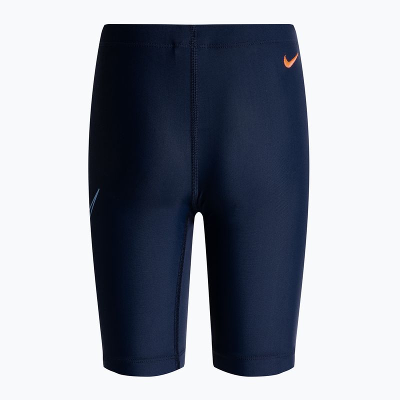 Jammery pływackie dziecięce Nike Multi Logo Jammer navy 2