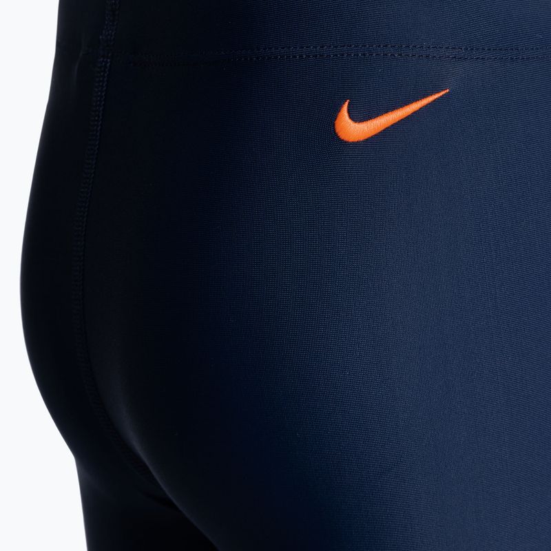 Jammery pływackie dziecięce Nike Multi Logo Jammer navy 4