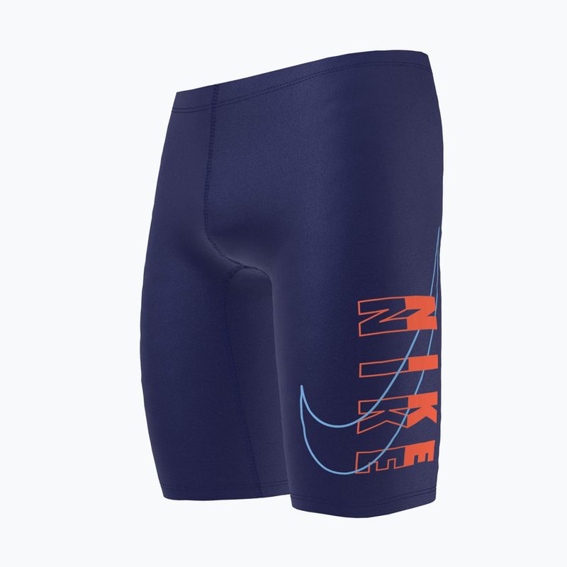 Jammery pływackie dziecięce Nike Multi Logo Jammer navy 6