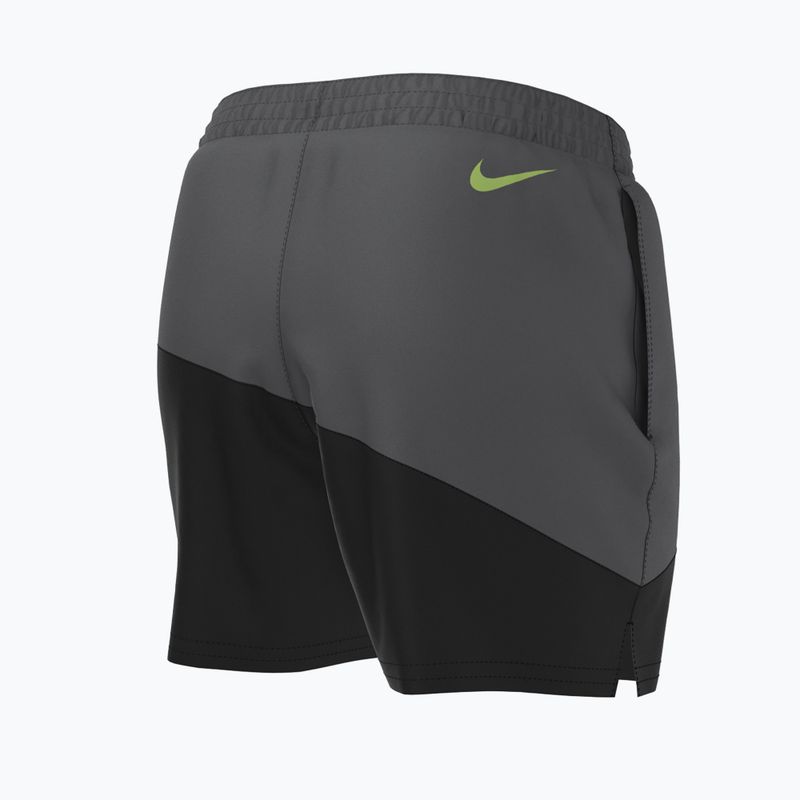 Szorty kąpielowe męskie Nike Block Swoosh 5" Volley black 2
