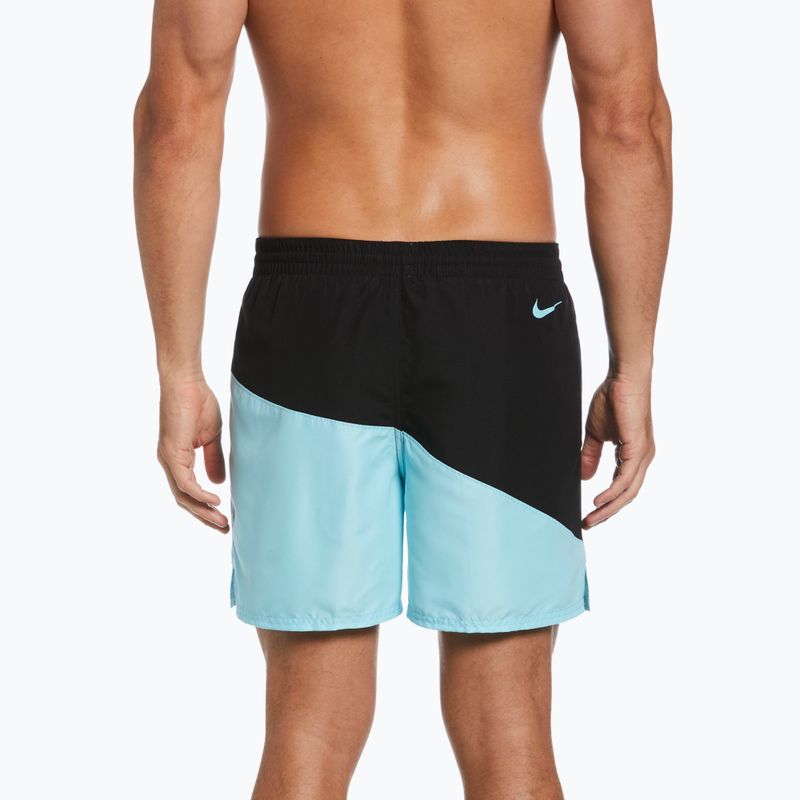 Szorty kąpielowe męskie Nike Block Swoosh 5" Volley copa 5