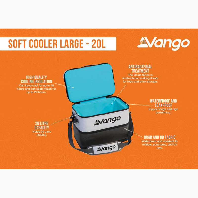 Torba termiczna Vango Soft Cooler Large 20 l cool grey 7