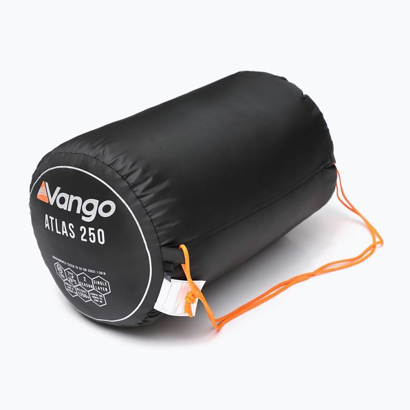 Śpiwór Vango Atlas 250 black/orange 10