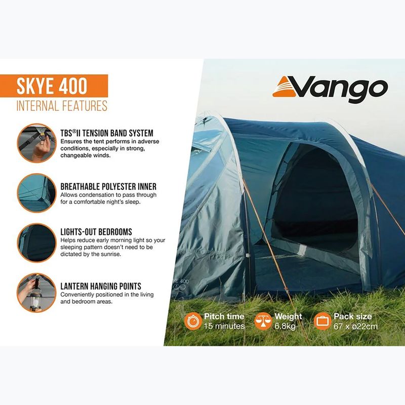 Namiot kempingowy 5-osobowy Vango Skye 500 deep blue 10