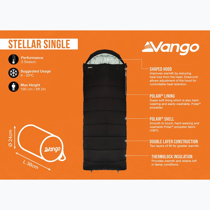 Śpiwór Vango Stellar Single black 10