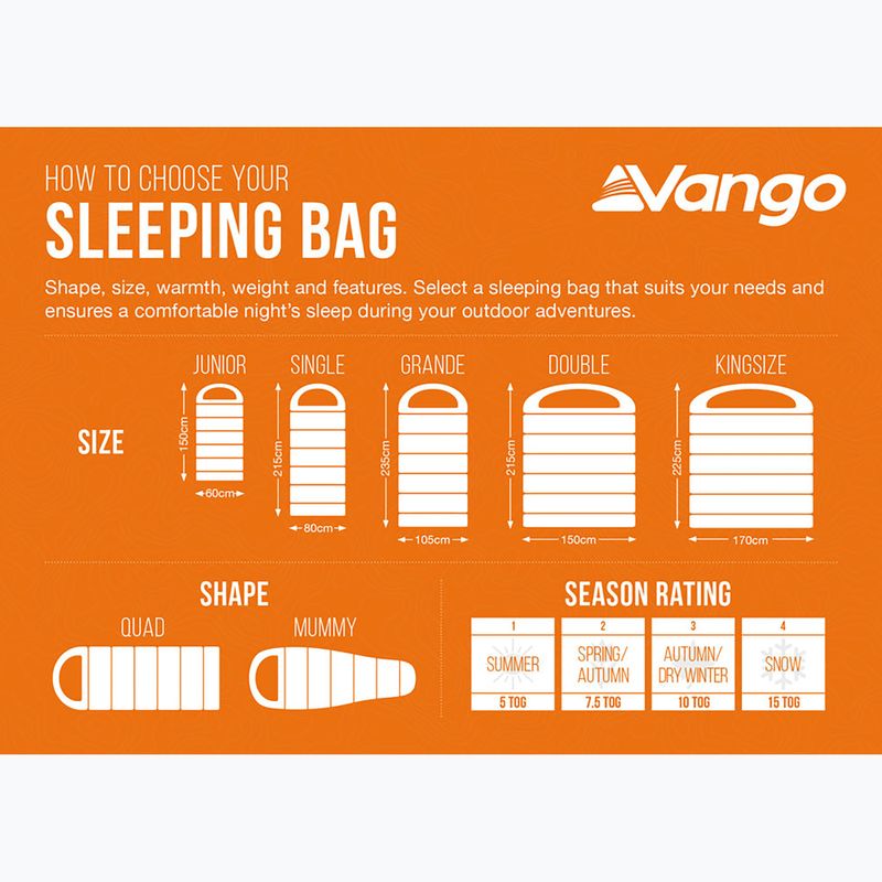 Śpiwór Vango Stellar Single black 11