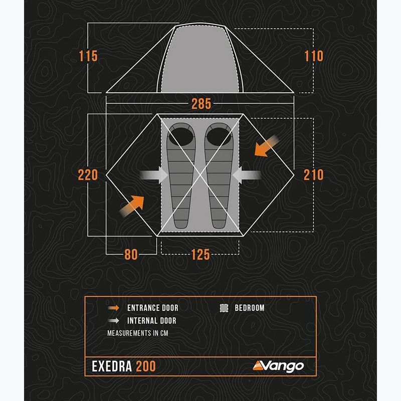Namiot trekkingowy 2-osobowy Vango Exedra 200 forest green 2