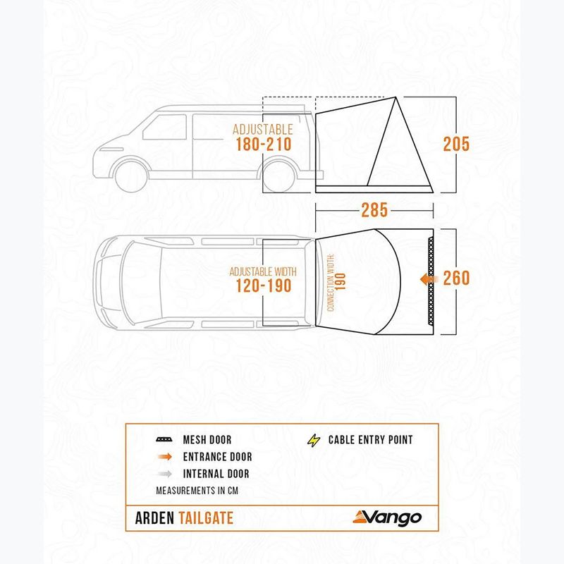 Przedsionek do samochodu Vango Arden Tailgate smoke 2