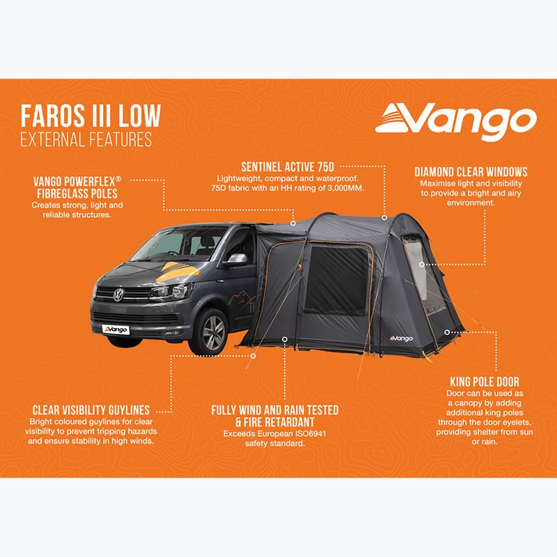 Przedsionek do kampera Vango Faros II Low smoke 11