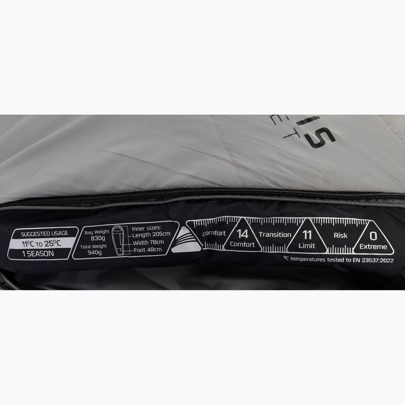 Śpiwór Vango Mantis Planet grey flannel 11