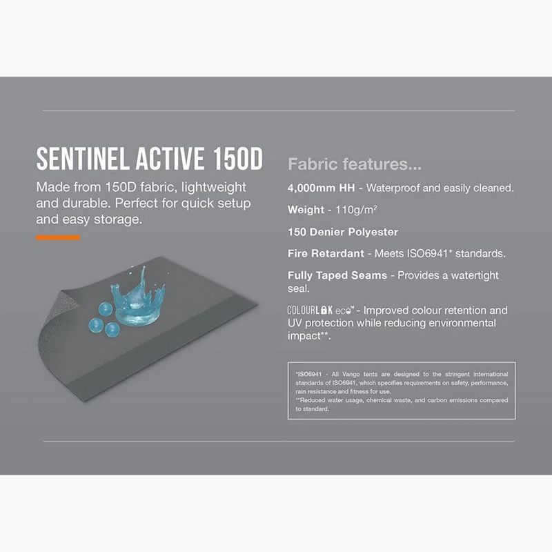 Przedsionek do samochodu Vango AirHub II Low cloud grey 13