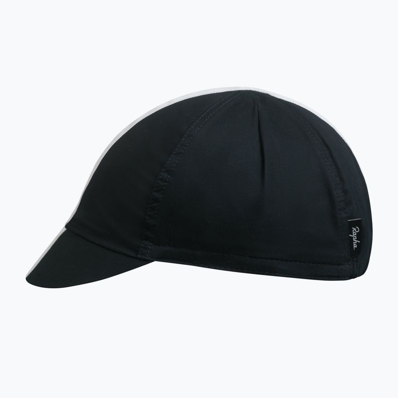 Czapka z daszkiem rowerowa Rapha Cap II black/white 5
