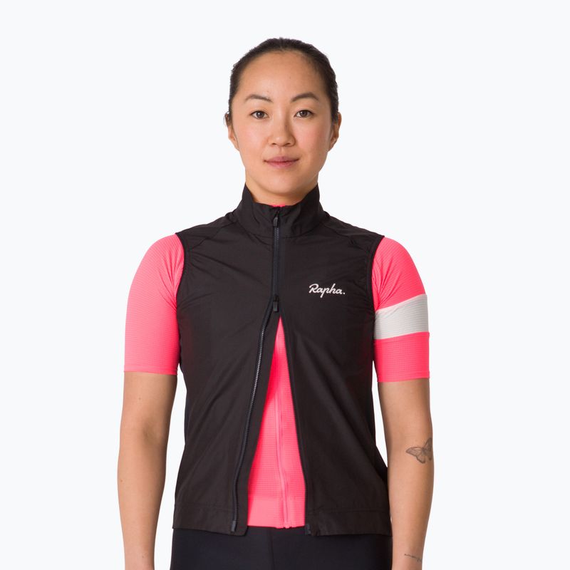 Kamizelka rowerowa damska Rapha Core Gilet black/white