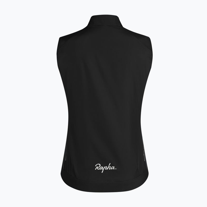 Kamizelka rowerowa damska Rapha Core Gilet black/white 4
