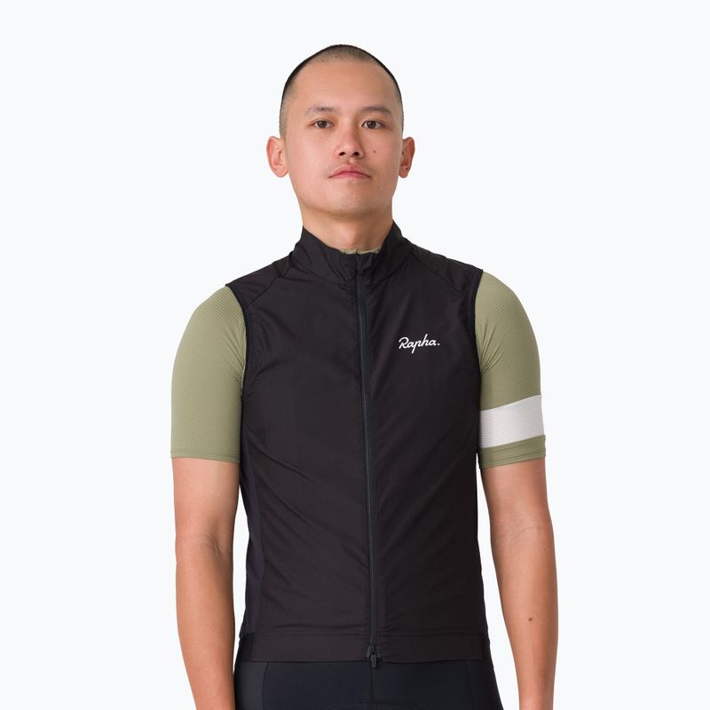 Kamizelka rowerowa męska Rapha Core Gilet black/white